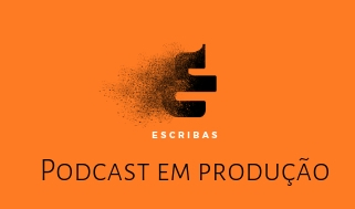 Podcast em produção